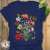 Butterfly Blooms T-shirt Navy / S T-Shirt