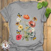 Butterfly Blooms T-shirt Sport Grey / S T-Shirt