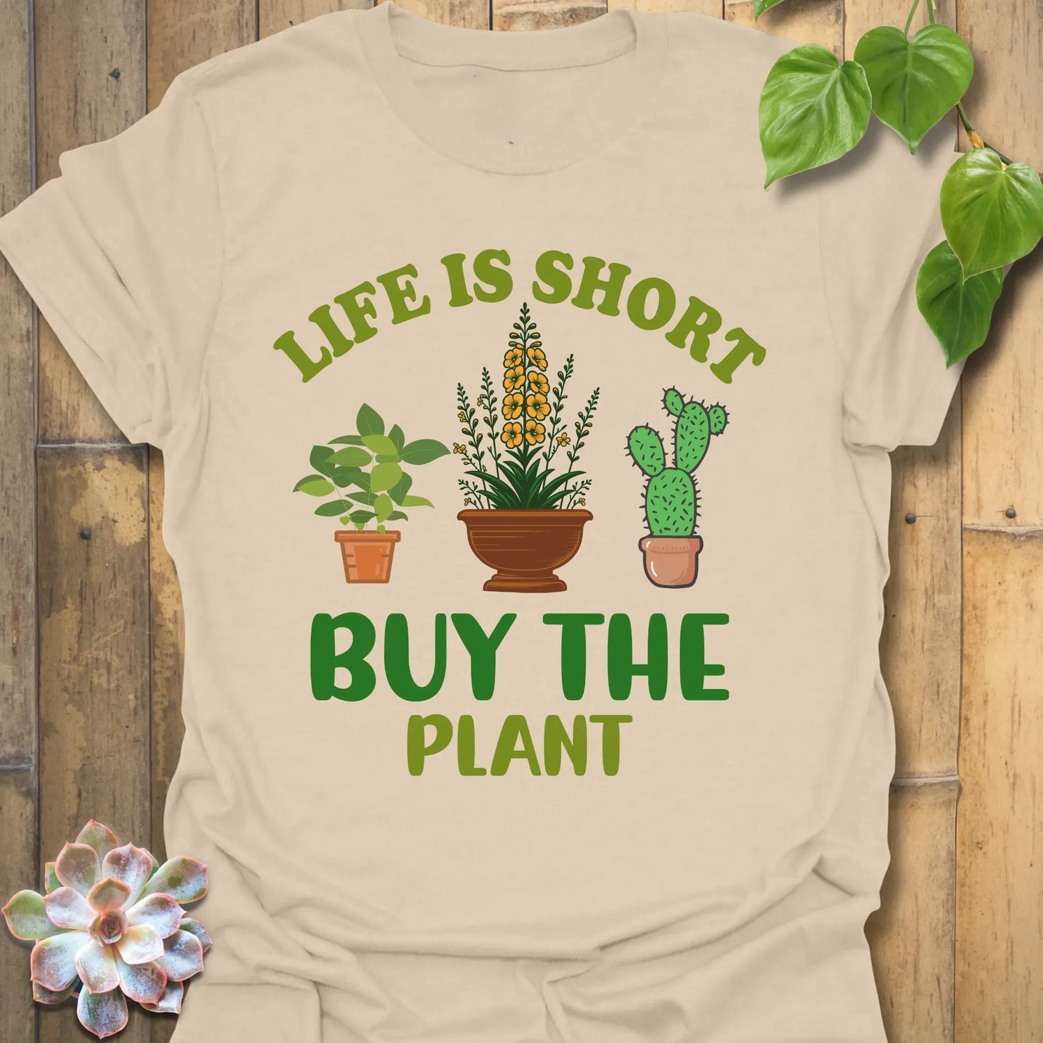 Buy The Plant T-Shirt Sand / S T-Shirt