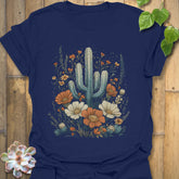 Cactus Blossom T-Shirt Navy / S T-Shirt