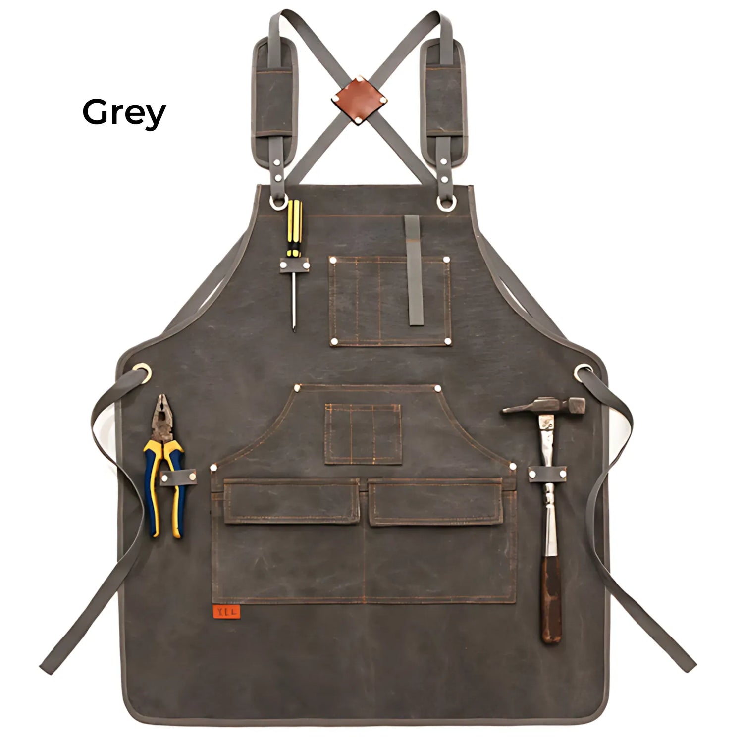 Canvas Heavy Duty Work Apron A-Grey Apron