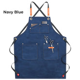 Canvas Heavy Duty Work Apron A-Navy Blue Apron