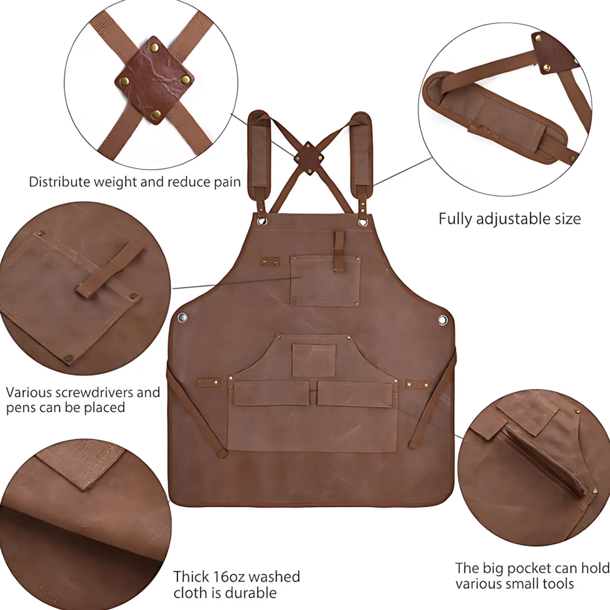 Canvas Heavy Duty Work Apron Apron