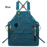 Canvas Heavy Duty Work Apron B-Blue Apron