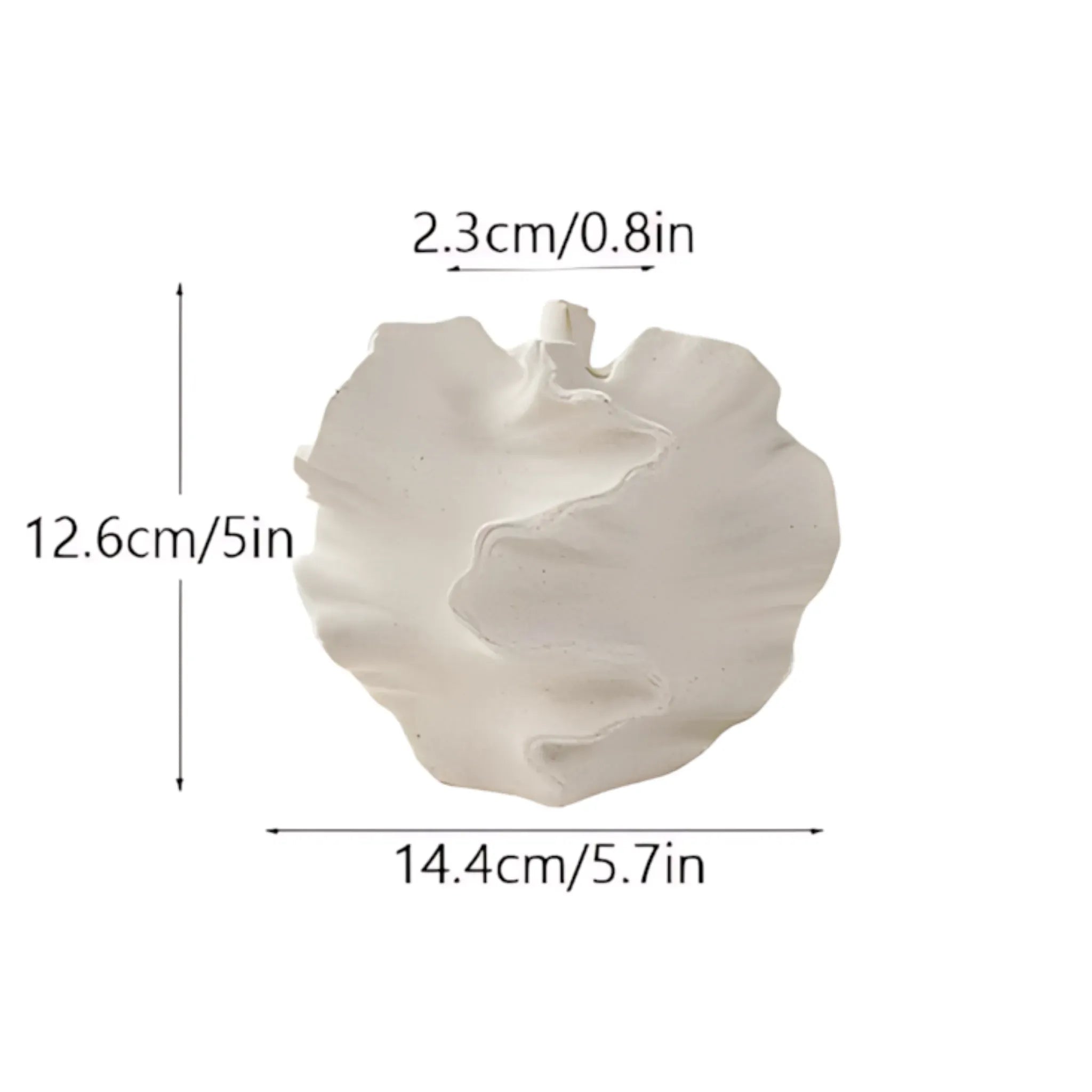 Ceramic Coral Vase Beige Small Flower Vase