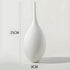 Ceramic Vase Handmade White 25cm Flower Vase