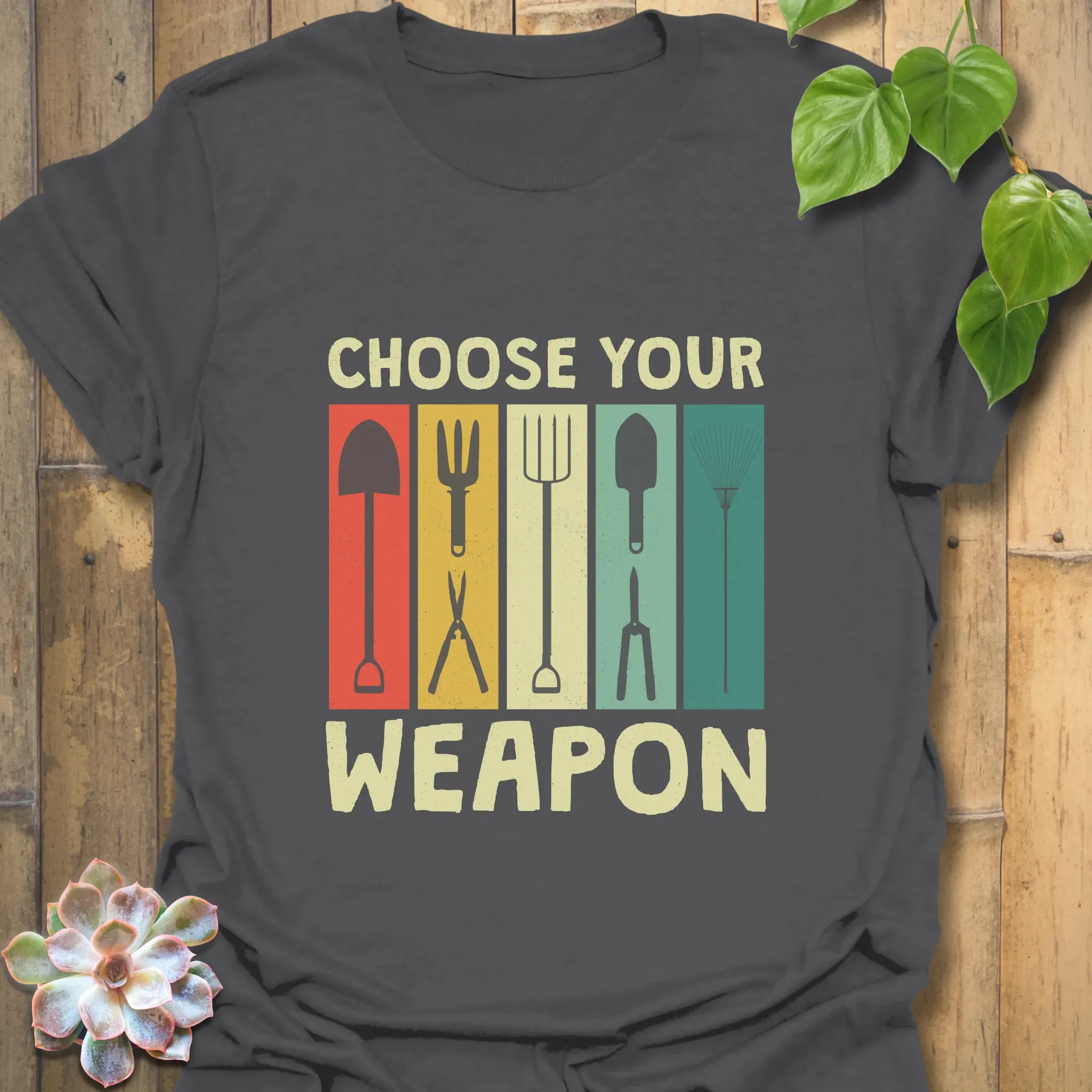 Choose Your Weapon T-shirt Charcoal / S T-Shirt
