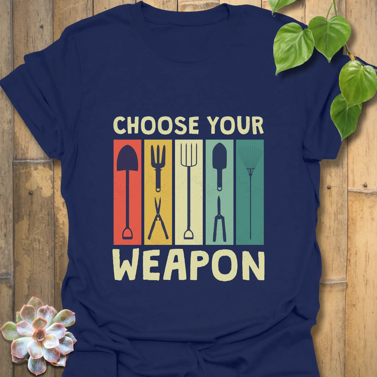 Choose Your Weapon T-shirt Navy / S T-Shirt