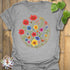 Circle of Flowers T-shirt Sport Grey / S T-Shirt