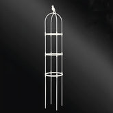 Climbing Plant Trellis - Support Frame for Flowers and Vines White / 2 floors Plant Support
