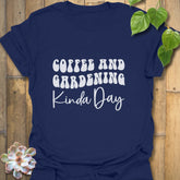Coffee and Gardening T-shirt Navy / S T-Shirt