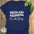 Coffee and Gardening T-shirt Navy / S T-Shirt