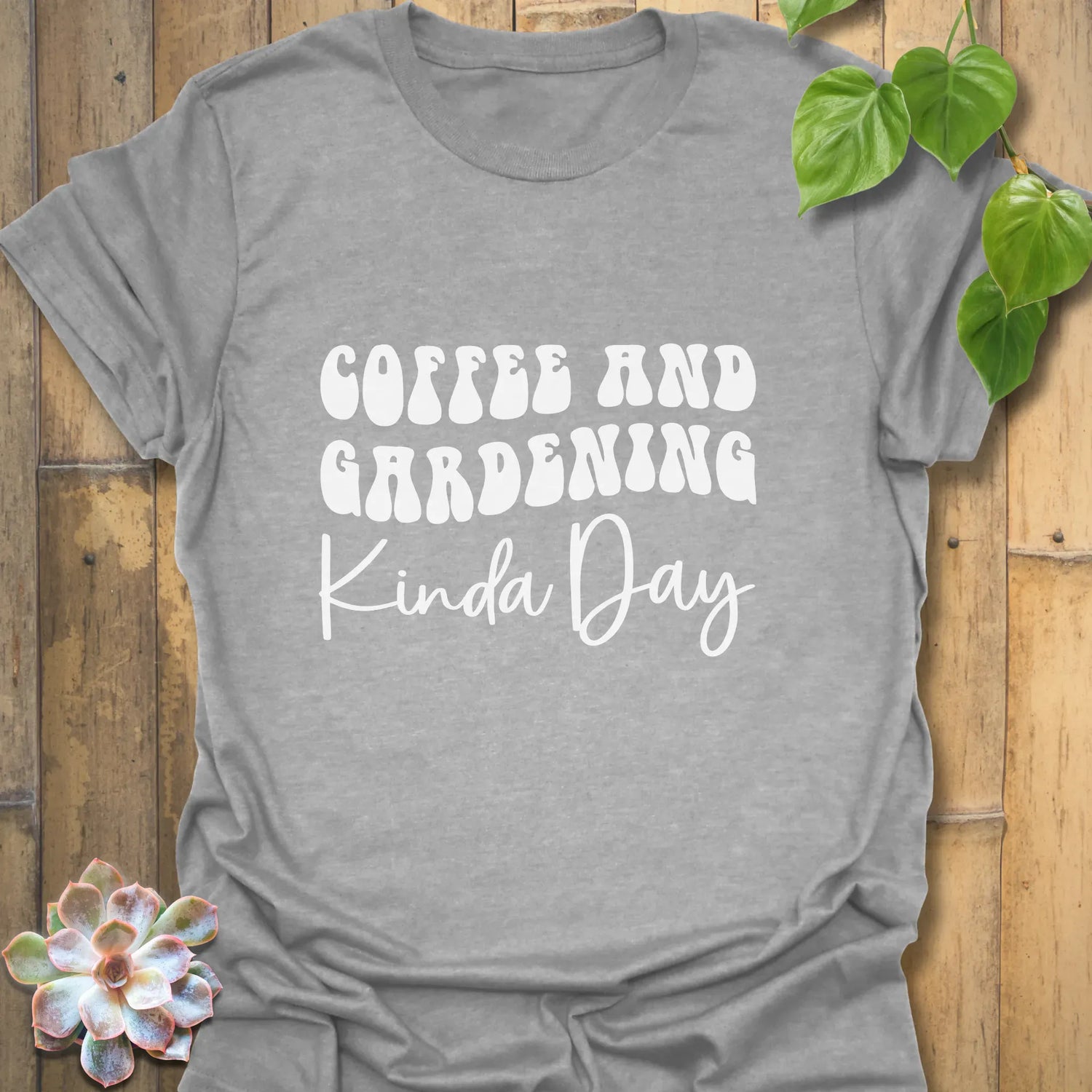Coffee and Gardening T-shirt Sport Grey / S T-Shirt