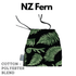 Cotton blend Drawstring Storage Bag - Perfect for Everyday Use- NZ Fern Face masks