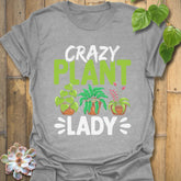 Crazy Plant Lady T-shirt Sport Grey / S T-Shirt