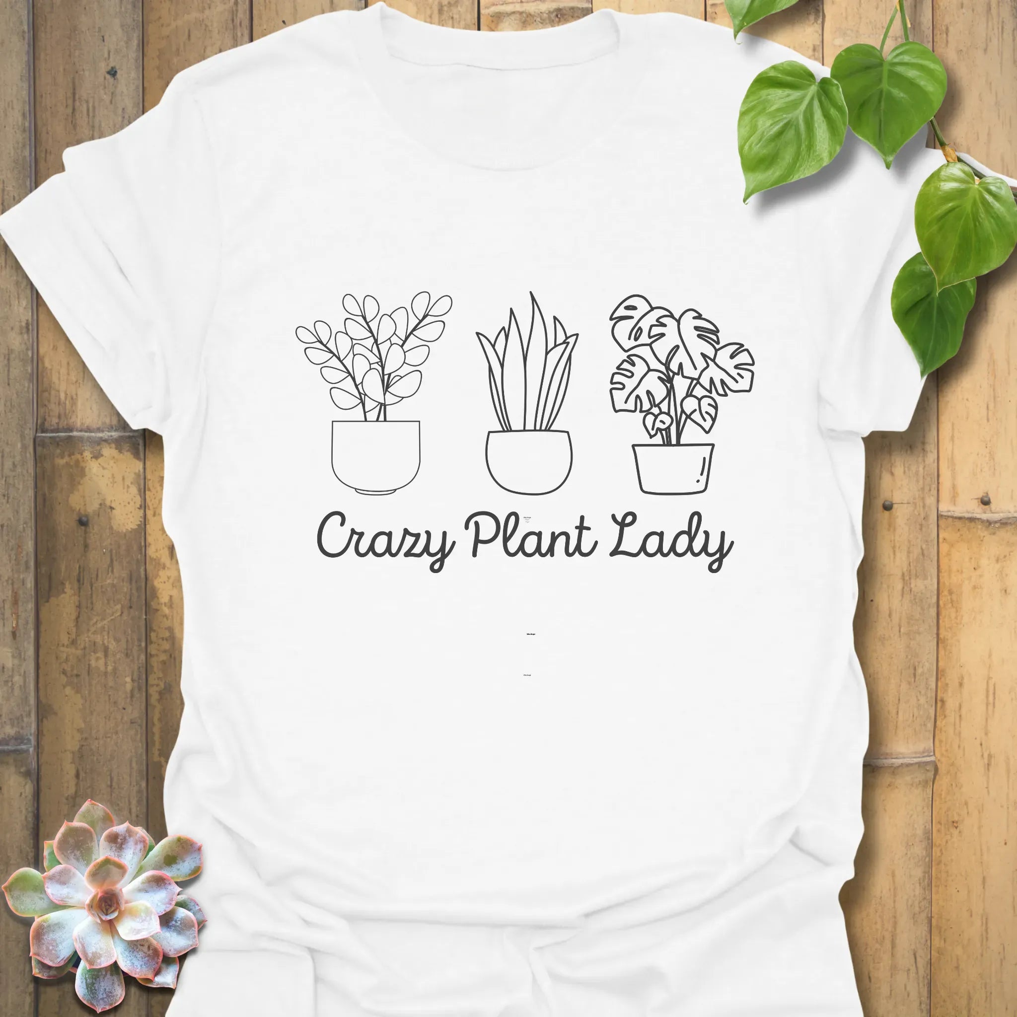 Crazy Plant Lady T-Shirt White / S T-Shirt