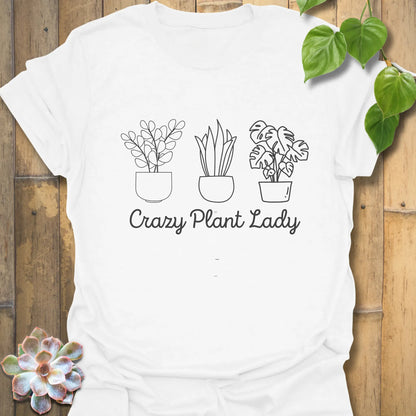 Crazy Plant Lady T-Shirt White / S T-Shirt