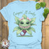 Creepin’ It Leafy T-shirt Light Blue / S T-Shirt