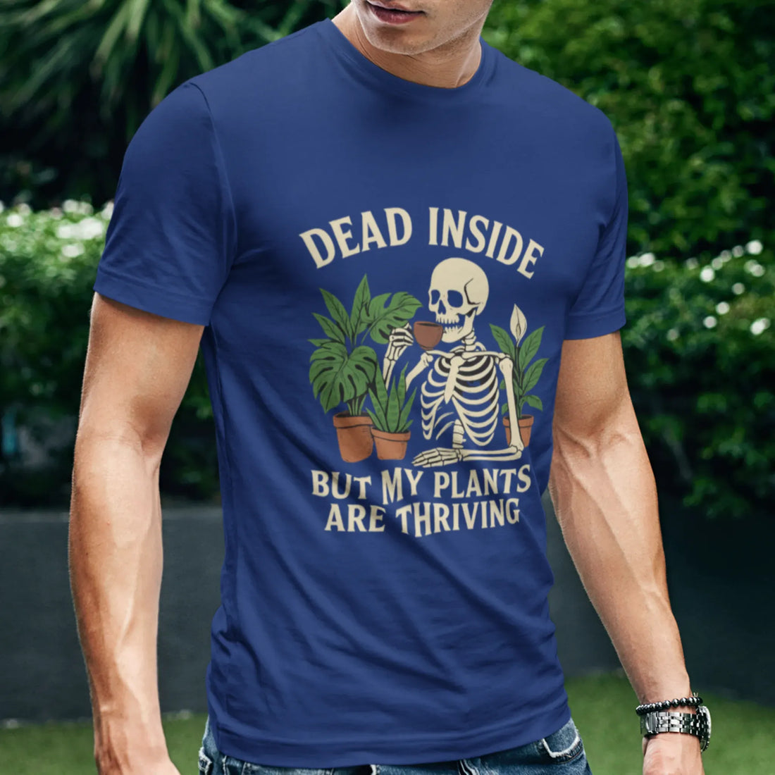 Dead Inside T-shirt Navy / S T-Shirt