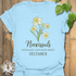 December Narcissus T-shirt Light Blue / S T-Shirt