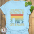 Distracted By Cats & Plants T-Shirt Light Blue / S T-Shirt