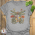 Dragonfly & Wildflower T-Shirt Sport Grey / S T-Shirt