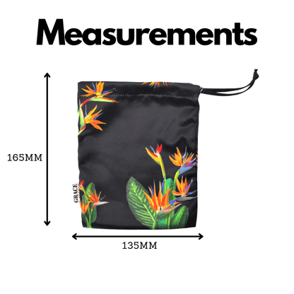 Drawstring Storage Bag - Perfect for Everyday Use- Birds Of Paradise Face masks