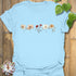 Dried flowers T-shirt Light Blue / S T-Shirt