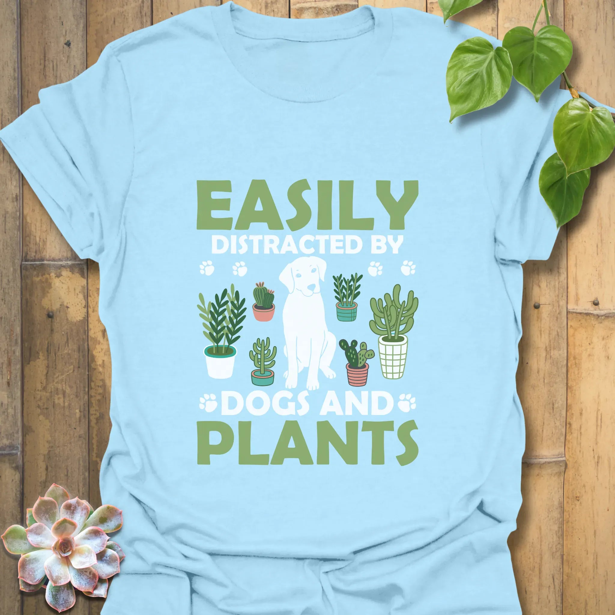 Easily Distracted T-shirt Light Blue / S T-Shirt