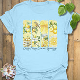 Easy Peazy Lemon Squeezy  T-shirt Light Blue / S T-Shirt
