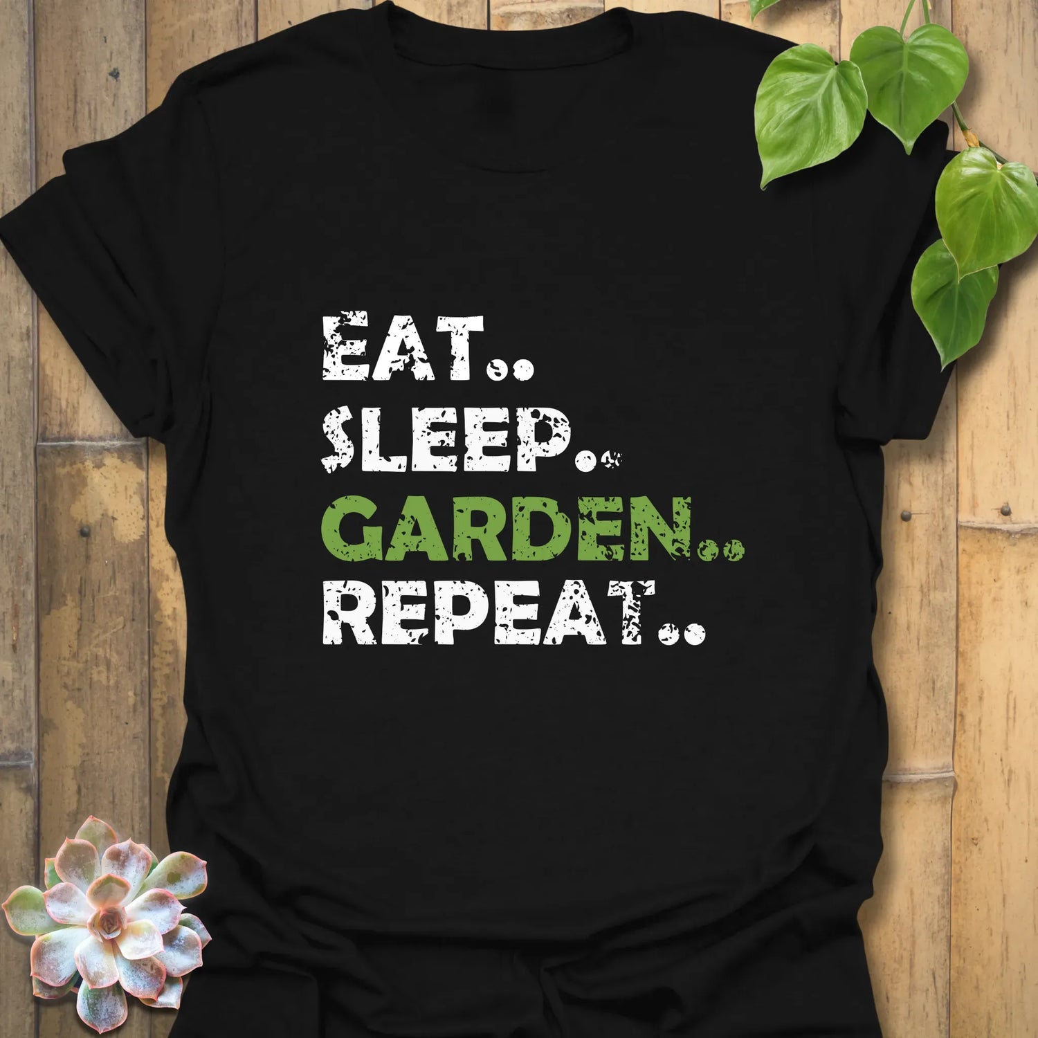 Eat, Sleep, Garden, Repeat T-shirt Black / S T-Shirt