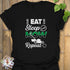 Eat Sleep Mow Repeat – T-shirt Black / S T-Shirt