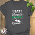 Eat Sleep Mow Repeat – T-shirt Charcoal / S T-Shirt
