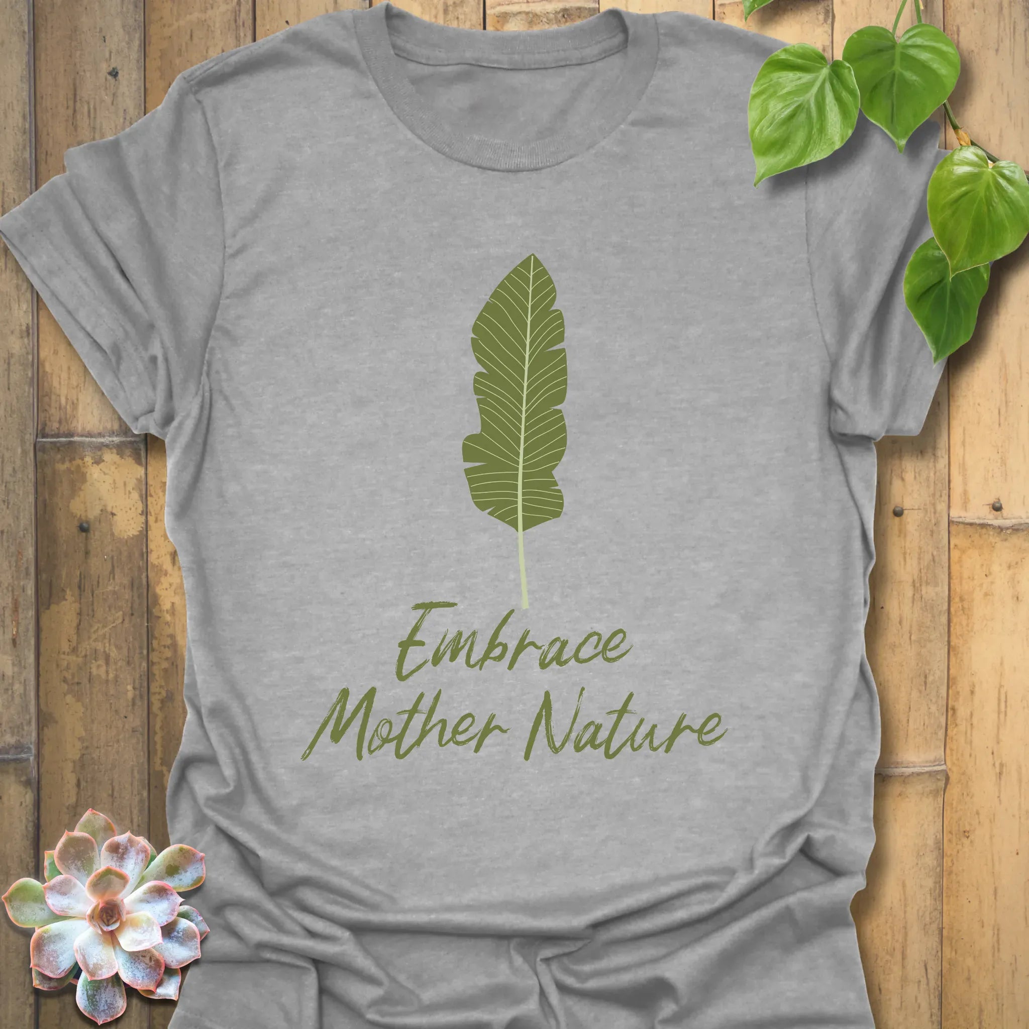 Embrace Mother Nature T-shirt Sport Grey / S T-Shirt