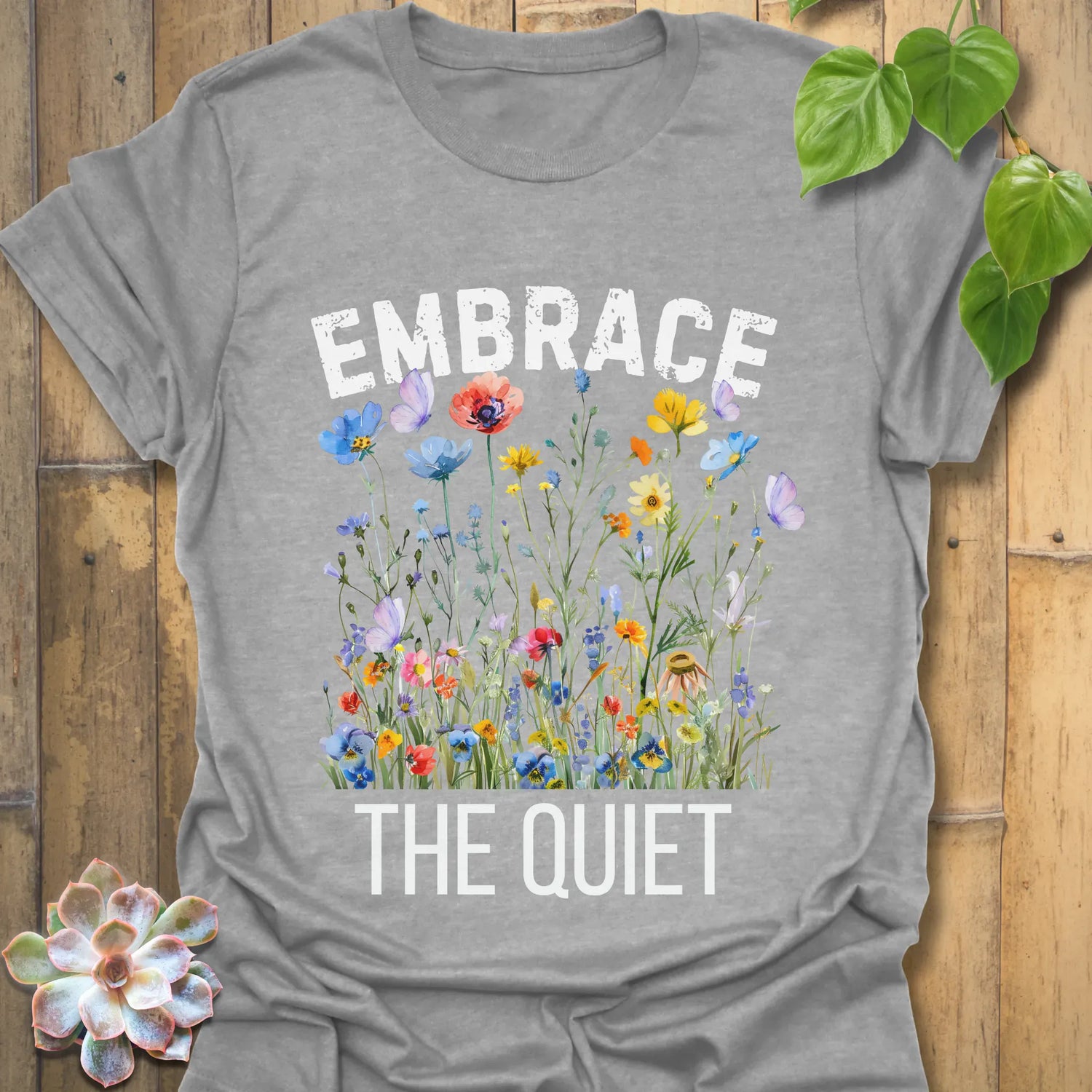 Embrace The Quiet T-shirt Sport Grey / S T-Shirt