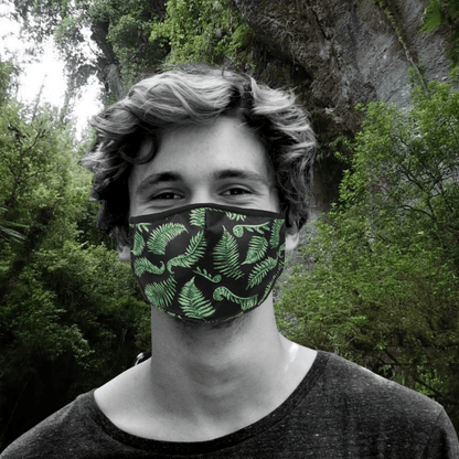 Fabric Face Masks | Cloth Face Masks NZ Edition | Original Pattern |  Premium Face Mask Set - 3 Layer Reusable Face Mask - Birds Of Paradise Face masks