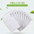 Face Mask Filter inserts | Pm 2.5 Activated Carbon Face Mask Filters |Adult 50 Pack Filters