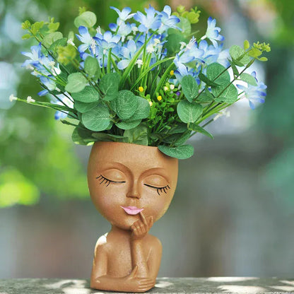 Face Planter Pot Pot Plant Holder