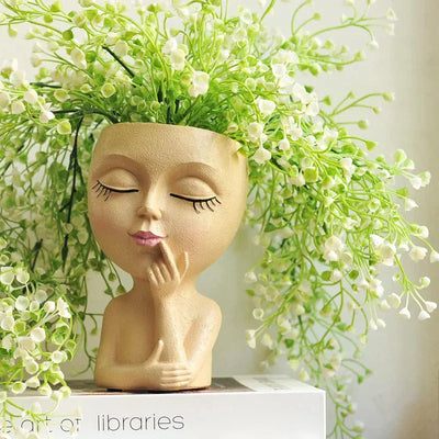 Face Planter Pot Pot Plant Holder