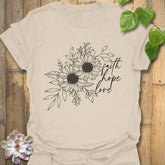 Faith, Hope, Love T-shirt Natural / S T-Shirt