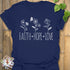 Faith, Hope, Love T-shirt Navy / S T-Shirt