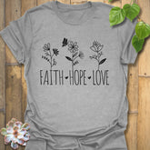 Faith, Hope, Love T-shirt Sport Grey / S T-Shirt