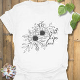 Faith, Hope, Love T-shirt White / S T-Shirt