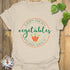 Farm Fresh Vegetables T-shirt Natural / S T-Shirt