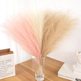 Faux Pampas Grass Decor 15 or 30Pcs | Boho Decor Artificial Plants