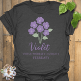 February Violet T-shirt Dark Heather / S T-Shirt