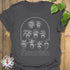 Flourish T-shirt Charcoal / S T-Shirt