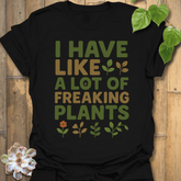 Freaking Plants T-shirt Black / S T-Shirt