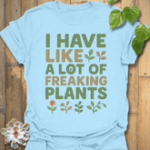 Freaking Plants T-shirt Light Blue / S T-Shirt