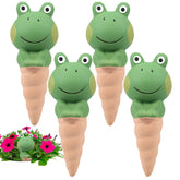 Frog-Shaped Plant Watering Spikes - Automatic Ceramic Irrigation A-4PCS Self Watering Globes